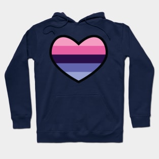 Omnisexual Flag Heart Hoodie